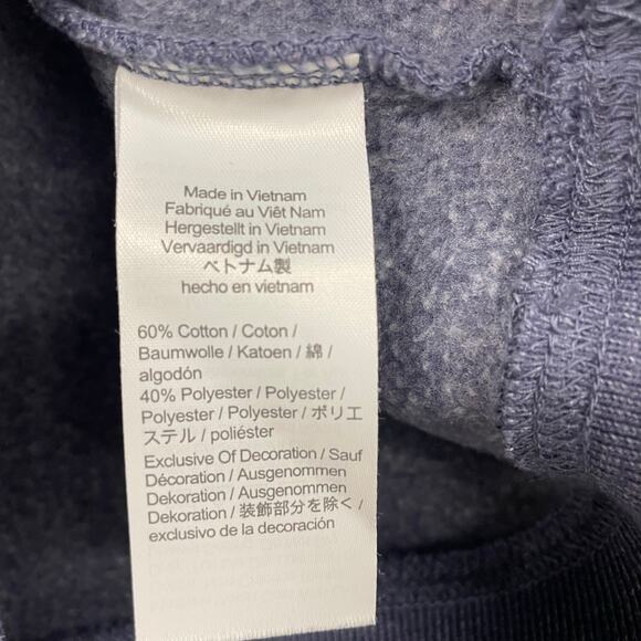 Crewcuts Floral Heart Pocket Front Crewneck Sweatshirt Blue Girls Large - Picture 5 of 5